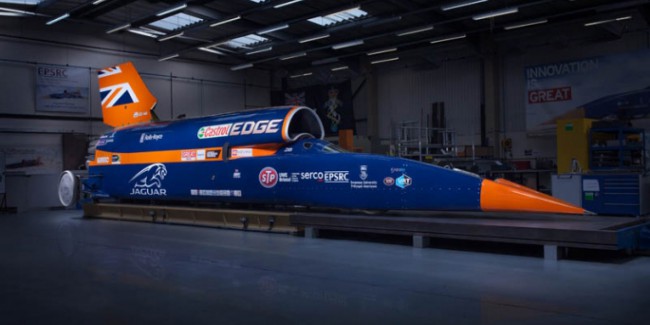 Фото - Ракетомобиль Bloodhound SSC был официально представлен публике