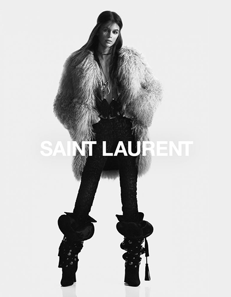 Кайя Гербер стала лицом Saint Laurent: первые фото и видео