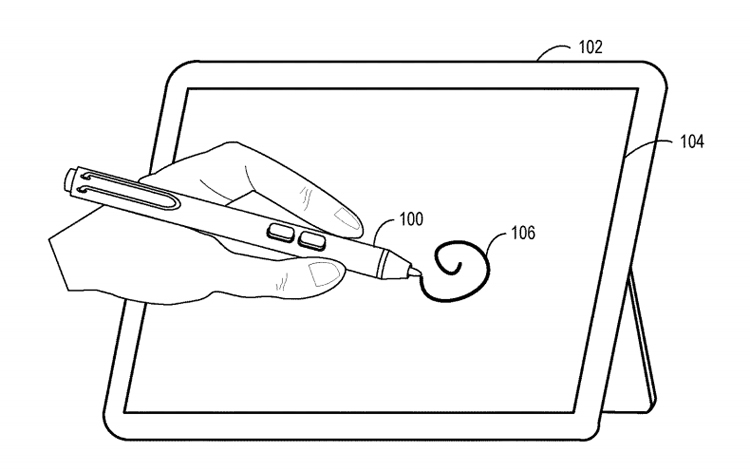 Фото - В Microsoft придумали электронное перо с сенсорным зажимом»