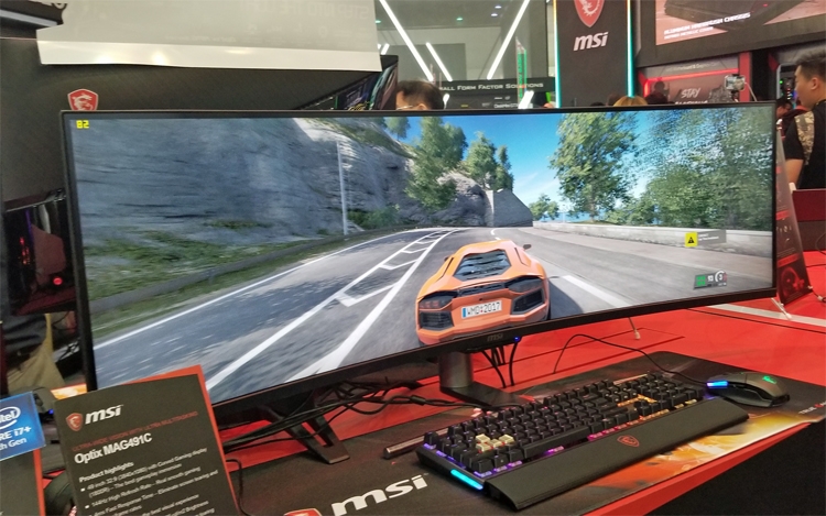 Фото - Computex 2018: огромный изогнутый монитор MSI Optix MAG491C»