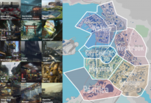 Фото - Космическая станция и 15 областей: энтузиаст опубликовал подробную карту Найт-Сити из Cyberpunk 2077