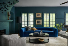 Фото - Красивые оттенки синего и сиреневого в интерьере дома в Чикаго