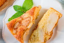 Фото - Нежный миндальный пирог с грушами