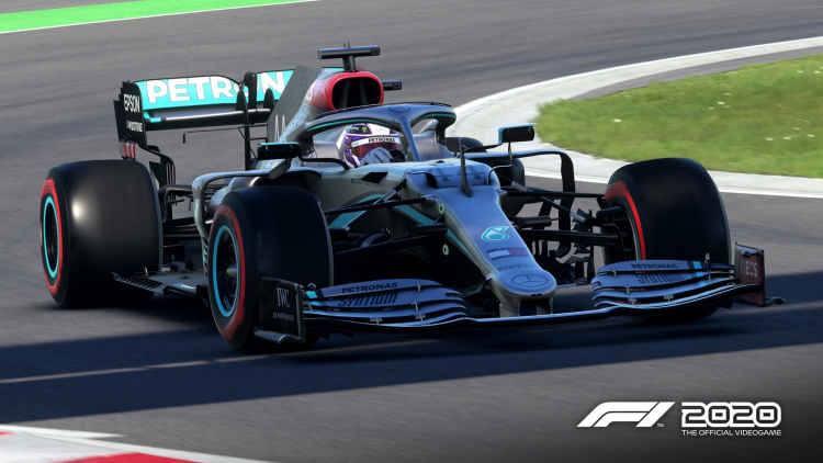 Болид Mercedes-AMG F1 в F1 2020 до выхода патча 1.06