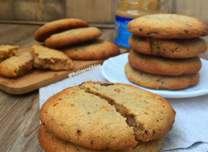 Фото - Печенье с арахисовым маслом и шоколадом