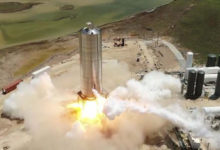 Фото - SpaceX завершила испытания двигателей Starship SN5. Следующий этап —  «прыжок» на 150 метров
