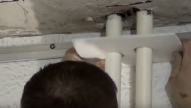 Фото - Как проводится обвод труб при монтаже натяжного потолка