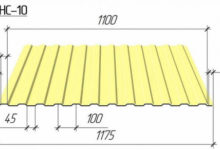 Фото - 3 главных размера листа профнастила для крыши: маркировка и форма
