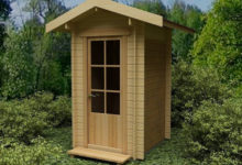 Фото - 4 вида недорогих деревянных туалетов для дачи: нюансы выбора, примеры на фото