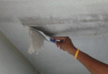 Фото - Самостоятельная очистка потолка от водоэмульсионной краски