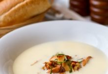 Фото - Чесночный крем-суп с лисичками