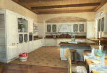 Фото - Дизайн кухни в частном доме: планировка, особенности, фото интерьеров