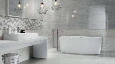 Фото - Дизайн плитки в ванную комнату: лучшие комбинации и игра с формами