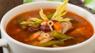 Фото - Фасолевый суп с курицей