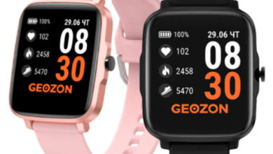 Фото - GEOZON, умные часы, умные часы с дптчиком температуры тела, фитнес-браслеты, фитнс-браслеты с датчиком температуры, GEOZON Heart Rate, GEOZON Stayer