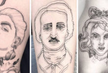 Фото - Художница делает татуировки со странным оптическим эффектом
