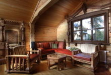 Фото - Интерьер деревянного дома в современном стиле: подборка лучших оформлений