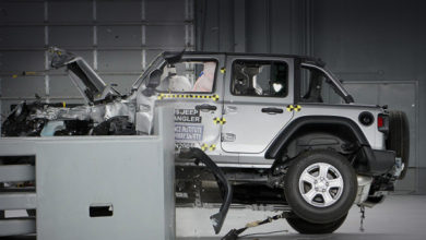 Фото - Jeep Wrangler дважды опрокинулся на краш-тестах IIHS