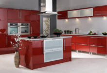Фото - Красная кухня: оптимальный выбор цветового решения