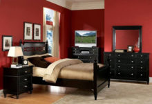 Фото - Красная спальня: интерьер комнаты с красивым акцентом