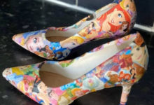 Фото - Креативная модница сделала гламурные туфли в стиле Диснея