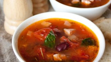 Фото - Мясной суп с фасолью и томатами