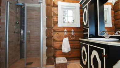 Фото - Организация ванной комнаты в деревянном доме: дизайн и важные моменты