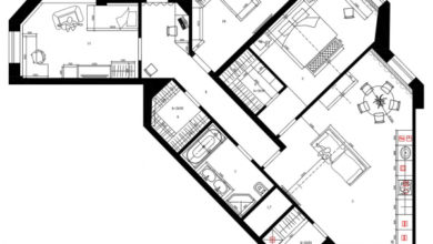 Фото - Перепланировка Американская классика в интерьере: светлая и комфортная квартира для семьи в доме