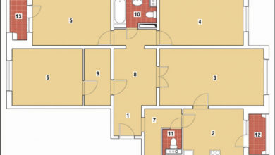 Фото - Перепланировка Четырехкомнатная квартира в доме серии П-3М: Апельсиновая радость в доме П-3М