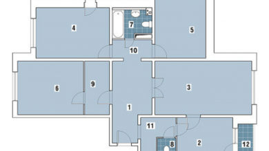 Фото - Перепланировка Четырехкомнатная квартира в доме серии П-3М: Прирученное пространство в доме П-3М