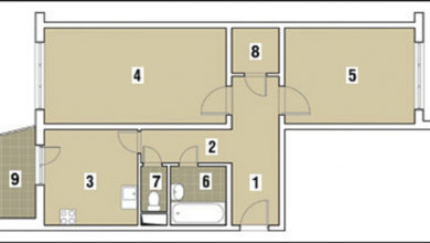 Фото - Перепланировка Двухкомнатная квартира в доме серии 121: Бескомпромиссный вариант в доме 121N