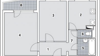 Фото - Перепланировка Двухкомнатная квартира в доме серии М6 «ЭКО»: Мы — отражение друг друга в доме M6-ЭКО