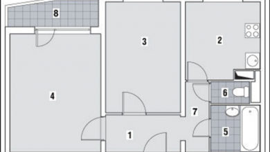 Фото - Перепланировка Двухкомнатная квартира в доме серии М6 «ЭКО»: Полеты во сне и наяву в доме M6-ЭКО