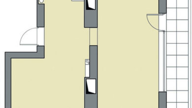 Фото - Перепланировка Функциональная маленькая квартира: интерьер, в котором нашлось место даже столовой и кабинету в доме