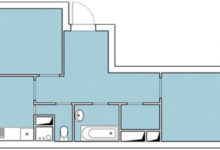 Фото - Перепланировка Интерьер квартиры свободной планировки в светлых тонах в доме