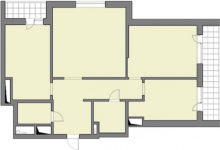 Фото - Перепланировка Как из трёхкомнатной квартиры сделать четырёхкомнатную: пример пространства, организованного с умом в доме