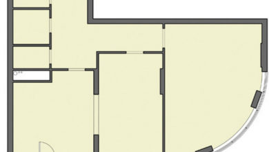 Фото - Перепланировка Классический интерьер подмосковной двушки в серых тонах в доме