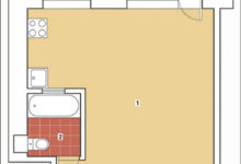 Фото - Перепланировка Однокомнатная квартира общей площадью 29,4 м2: Под крылом колибри в доме