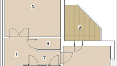 Фото - Перепланировка Однокомнатная квартира в доме серии ГМС-1: Комната в два этажа в доме ГМС-1