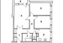 Фото - Перепланировка Презентация трехкомнатной квартиры: Торжество пространства в доме П-43