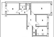 Фото - Перепланировка Трехкомнатная квартира в доме серии 121: Изысканность простых линий в доме 121