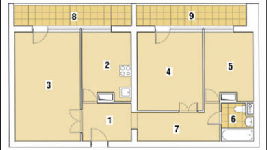 Фото - Перепланировка Трехкомнатная квартира в доме серии И-700А: Южный колорит в доме И-700А