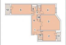 Фото - Перепланировка Трехкомнатная квартира в доме серии П55М: «Дворянское гнездо» в квартире в доме П-55М