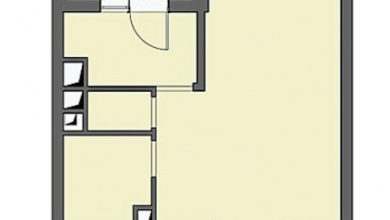 Фото - Перепланировка Уютная однушка с кухней-столовой, зонами отдыха и гардеробной в доме ЖК «Флотилия»