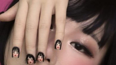 Фото - Прически на ногтях: в моду вошёл уникальный маникюр с волосами