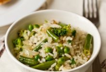 Фото - Рис с зелеными овощами