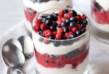 Фото - Сливочный десерт с лесными ягодами