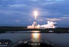 Фото - SpaceX запустила ракету Falcon 9 со спутником