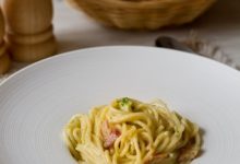 Фото - Спагетти со сливками, брокколи и беконом