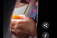 Фото - Странные действия авиапассажирки с едой во время полета рассмешили попутчика: Мир